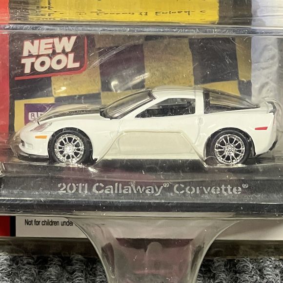 Auto World Top Gear 2011 Callaway White Corvette 1:64 Diecast Preowned New - Picture 2 of 6